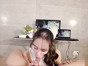 表妹看到我自慰 大胆让我内射 忍不住射了两次