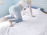 健身教练和瑜伽裤美女风流韵事-丝丝女神