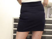 [LULU-258] 残業中、2人きりの社内で仕事に厳しい行き遅れピタパン女上司のデカ尻に無自覚挑発… 美咲かんな【破解】 - 3of5