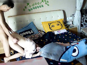 居家攝像頭黑客破解拍攝到的高顏值氣質範性感美女午休時被男友扒掉內褲各種姿勢強幹 有點猛幹的淫叫不止 1080P高清