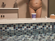 【绿帽直拍】巨乳人妻洗澡