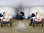 VR masturbation video by Katy Rose toying her tight pussy