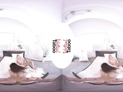 Two small pussies for one lucky daddy