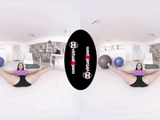 virtual flexi stretching with cute teen Asdis Loren