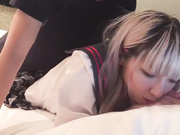 日本偶像[mayuka]欢呼女孩（第2部分）打击，站立的小狗，阴道射精在床上m