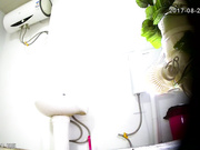 出租屋衛生間拍攝到的E罩杯大奶小少婦尿尿洗白白 貌似逼逼被操多得黑了 1080P高清