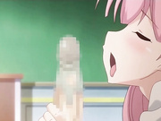 Beautiful Girl with Huge Tits Judges a Naughty Coc