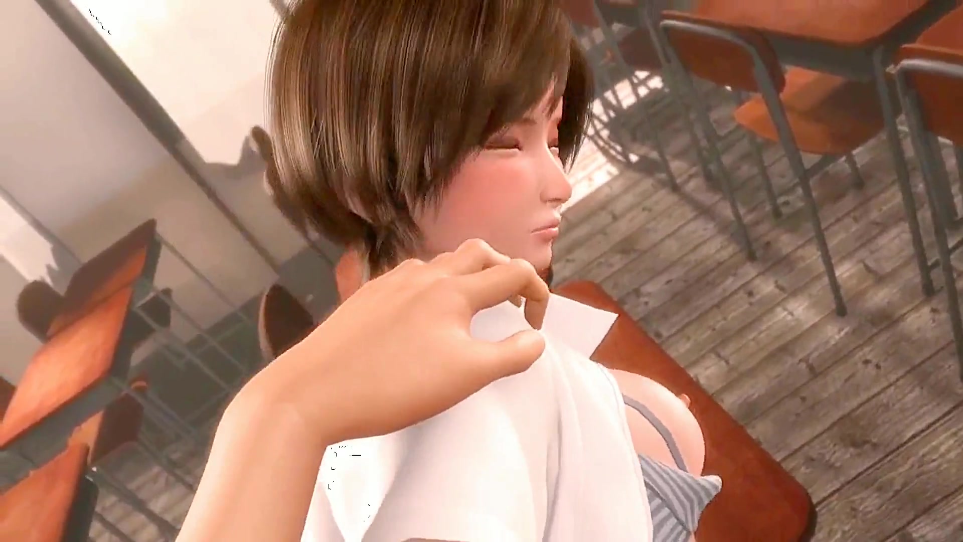 Hentai 3D sex school girl